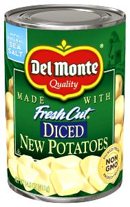 1 Canned Potato (approx 1" Dia) Low Sodium Boiled Potato (without Peel, Canned)