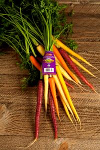 1 carrot (78 g) Organic Carrots of Many Colors
