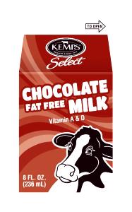 1 carton (236 ml) Chocolate Fat Free Milk
