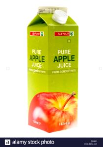 1 carton Apple Juice