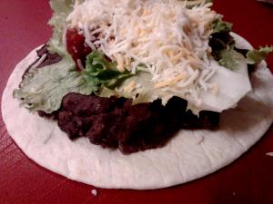 1 chapula Black Bean Chalupa