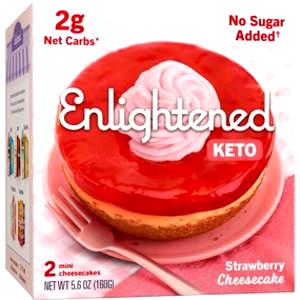 1 cheesecake (80 g) Keto Strawberry Cheesecake