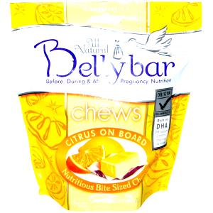 1 chew (5.8 g) Bellybar Chews - Citrus on Board