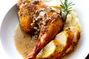 1 Chicken Chicken Giblets and Neck Meat and Skin (Roasting)