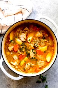1 Chicken Chicken Parts, Stewed