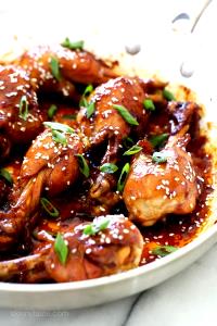 1 Chicken Drumstick With Sauce Teriyaki Chicken
