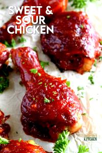 1 Chicken Leg With Sauce Sweet and Sour Chicken or Turkey