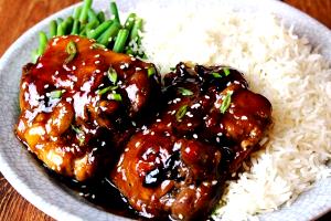 1 Chicken Leg With Sauce Teriyaki Chicken