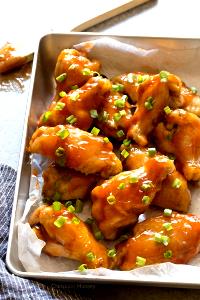 1 Chicken Wing With Sauce Sweet and Sour Chicken or Turkey