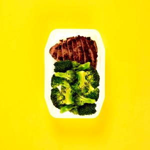 1 chop (50 g) Broccoli