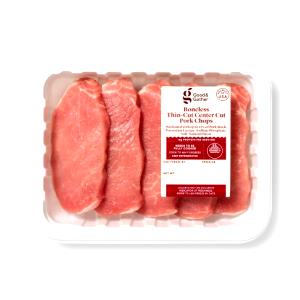 1 chop Boneless Thin Center Cut Pork Chops