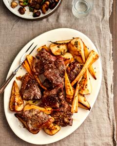 1 Chop Lamb Loin, Nz, Broiled, Slf