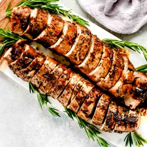 1 Chop Pork Tenderloin, Broiled, Slf