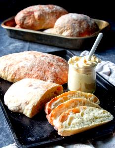 1 ciabattini (113 g) Ciabatta Bread