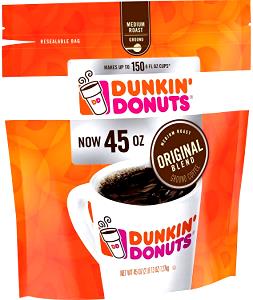 1 Coffee Cup (6 Fl Oz) Coffee (made From Ground, Equal Parts Regular and Decaffeinated)