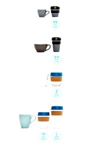 1 Coffee Cup (6 Fl Oz) Regular Coffee