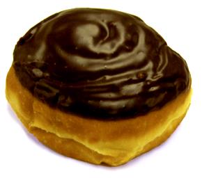 1 coffee roll Chocolate Frosted Coffee Roll
