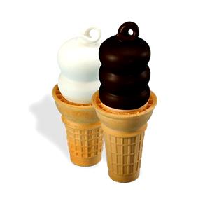 1 cone (220 g) Dipped Cherry Cone (Medium)