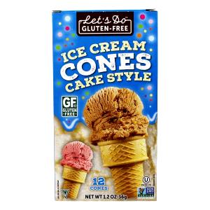 1 cone (3 g) Gluten Free Ice Cream Cone