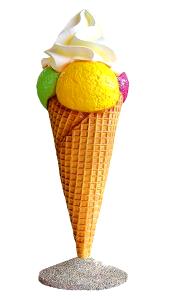 1 cone (4 g) Ice Cream Cone