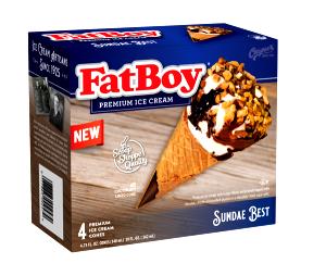 1 cone (4.3 oz) Ice Cream Cones - Premium Sundae