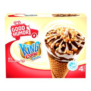 1 cone (4.6 oz) Ice Cream Cones - Vanilla (King)
