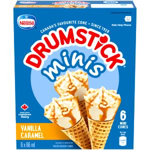 1 cone (66 ml) Drumstick Minis Vanilla Caramel