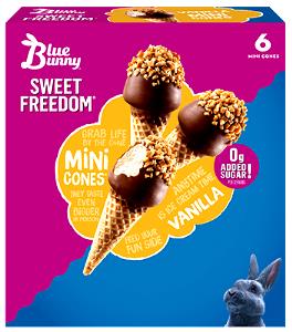 1 cone (80 g) Sweet Freedom Chocolate Ice Cream Cone