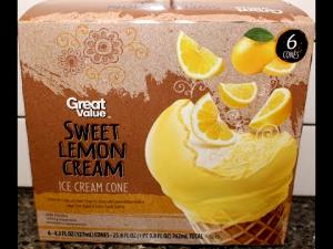 1 cone (87 g) Sweet Lemon Cream Ice Cream Cone