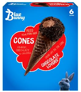 1 cone (94 g) Champ! Chocolate Lovers Ice Cream Cone (94g)