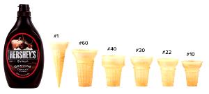 1 Cone And Single Dip (or 1 Small Cone) Ice Cream Cone