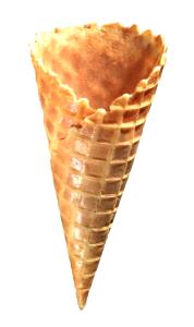 1 Cone Waffle Cone, Lowfat