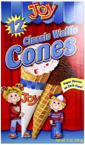 1 cone Waffle Cone