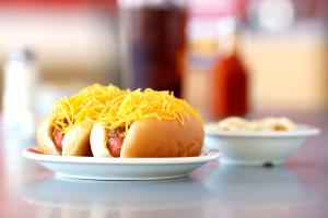 1 coney (160 g) Cheese Coney