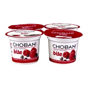 1 container (100 g) Greek Yogurt Bite Raspberry with Dark Chocolate Chips