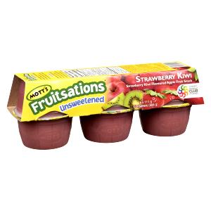 1 container (111 g) Fruitsations Unsweetened Strawberry Kiwi