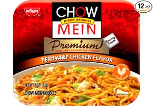 1 container (113 g) Chow Mein Teriyaki Chicken Flavor