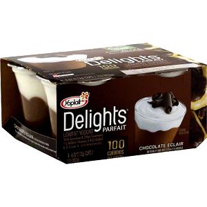 1 container (113 g) Delights Parfait Lowfat Yogurt - Chocolate Eclair