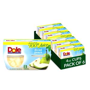 1 container (113 g) Fruit Bowls - Diced Pears