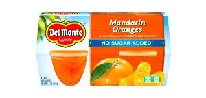 1 container (113 g) Mandarin Oranges (No Sugar Added)
