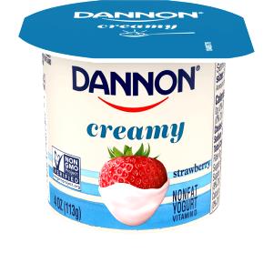 1 container (113 g) Nonfat Yogurt - Strawberry