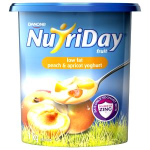 1 container (113 g) Nutriday Peach Yogurt