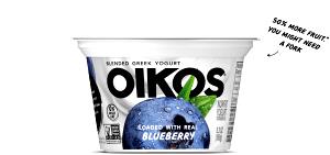 1 container (113 g) Oikos Organic Greek Yogurt Blueberry
