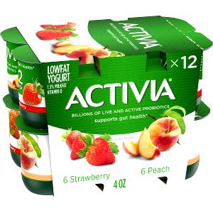 1 container (113 g) Swirled Lowfat Yogurt - Think Think Peach