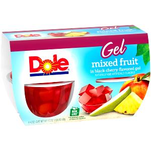 1 container (123 g) Mixed Fruit in Peach Gel