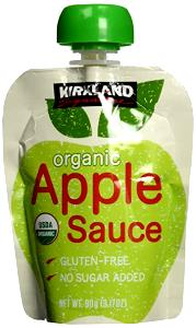 1 container (127 g) Organic Apple Sauce with Wild Berries