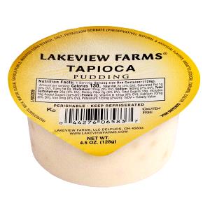 1 container (128 g) Tapioca Pudding