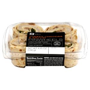 1 container (140 g) Turkey Cheddar Bacon Pinwheels