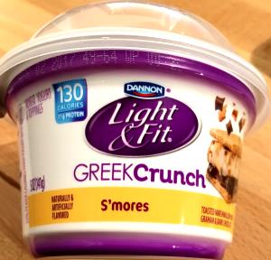 1 container (141 g) Light & Fit Greek Chocolate on Top Strawberry Yogurt