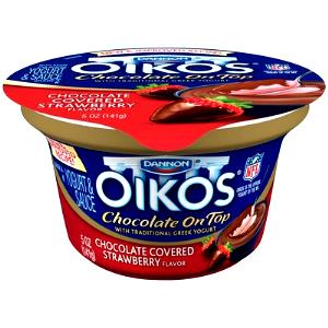 1 container (141 g) Oikos Chocolate Covered Strawberry